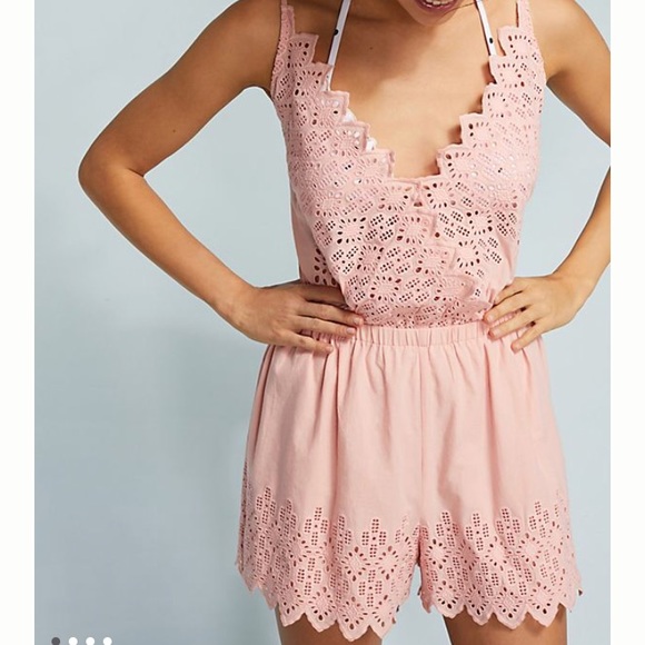 Anthropologie Pants - Anthropologie sealift eyelit romper